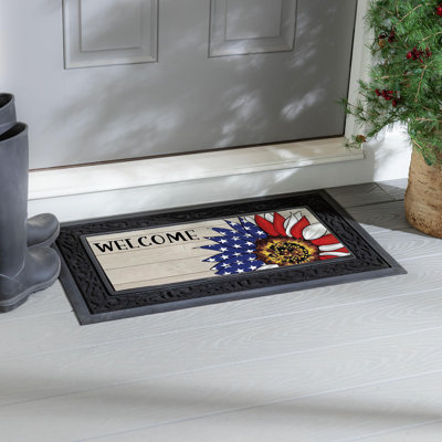 Tapis patriotique tournesol Sassafras