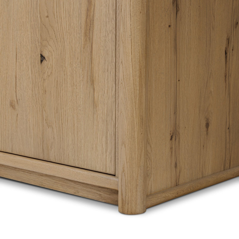 Fatima Kitchen Island-Aged Natural Oak