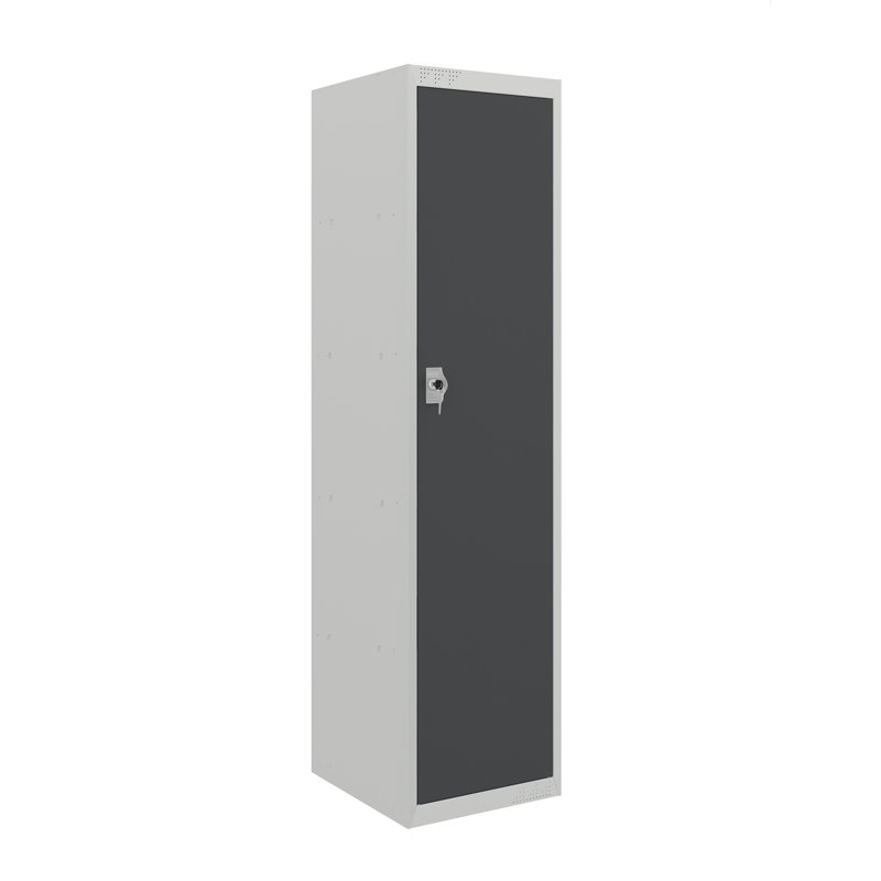 Armoire KDS - 1 porte - 4 tablettes - Poignée en plastique - Serrure à cylindre (unité principale)
