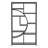 68.89"Height Industrial 5-Tier Rustic Black Corner Etagere Bookshelf With 9 Open Shelves Storage Organizer For Living Room-2090850235