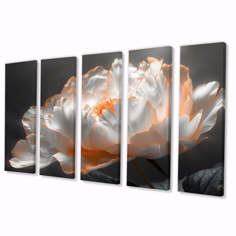 Sandberg - pivoines, ensemble d'art mural, 32" H x  80" W