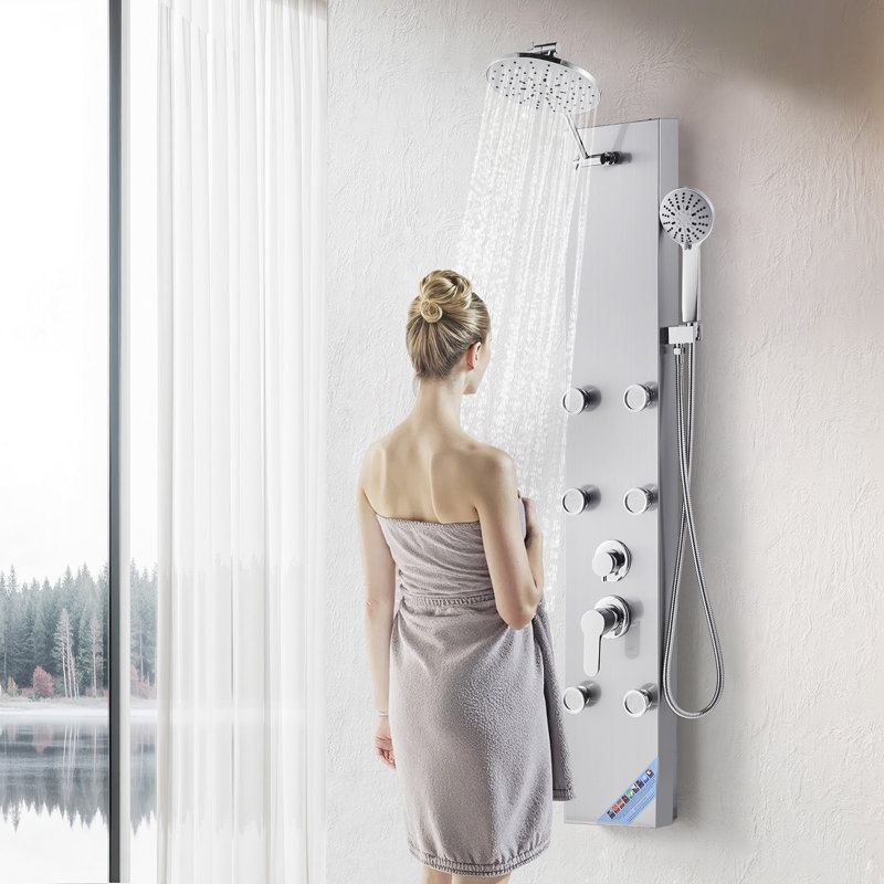 Colonne de douche en acier inoxydable