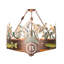 Boulders 6 - Light Semi Flush Mount