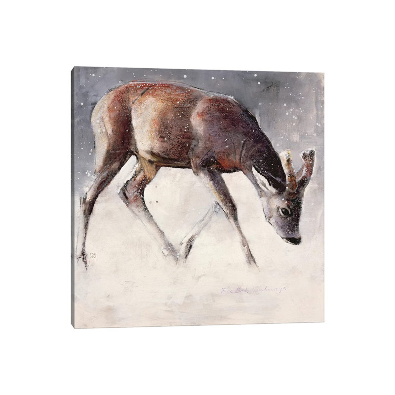 Roe Buck 1 Piece Wrapped Canvas Painting, 66.04 cm H x 66.04 cm W x 3.175 cm D