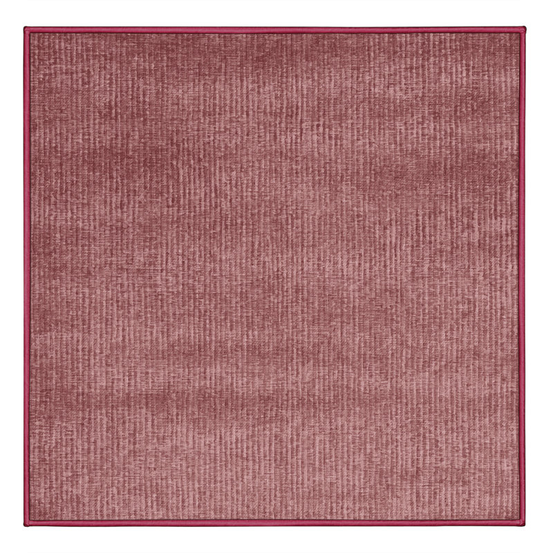 Tapis abstrait lavable à la machine, Carré 6 pi