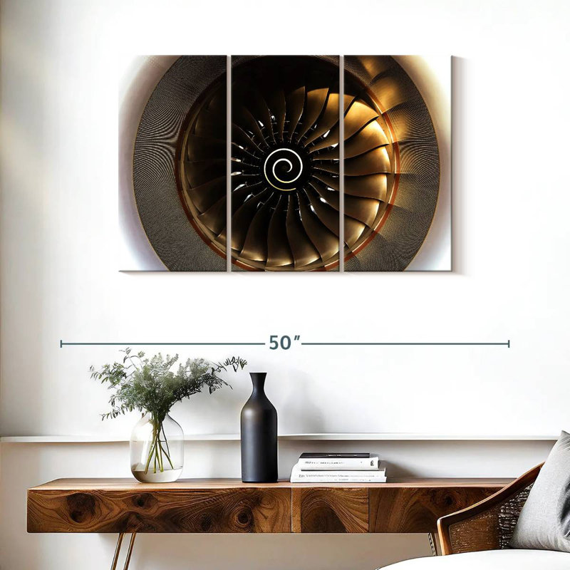 Mehar Sunlit Turbine Aircraft, 24" H x 38" W