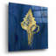 Art mural en verre acrylique «Indigo Sea Treasure I» par Carol Robinson-101633255