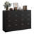 Abrianna 55.1” W 10-Drawer Dresser With Gold Handles, Chest Of Drawers For Bedroom, Living Room,Black-603022640