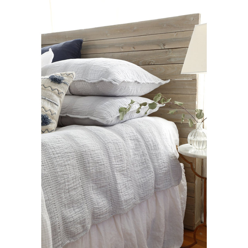 Nantucket Sham, Gray, Standard
