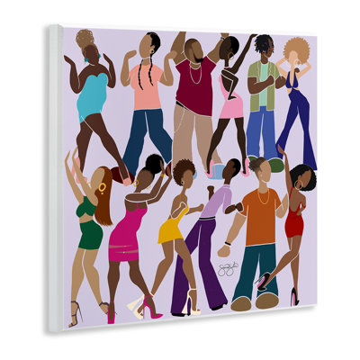 Plaque murale Peace Fashion & Dancing, par Sierra Siler