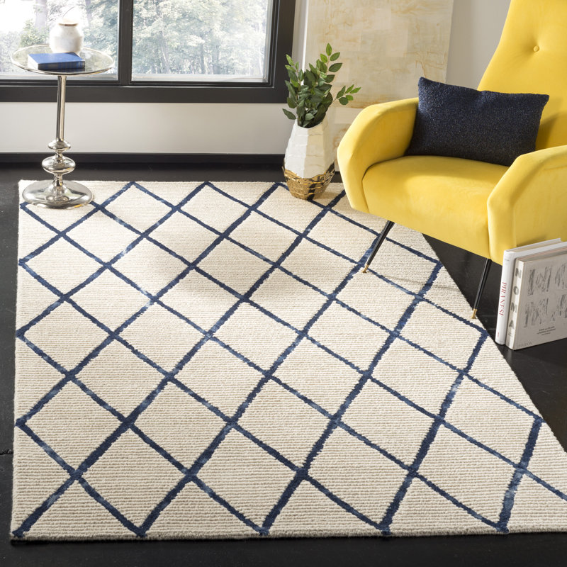 Tapis en laine touffeté à la main Skipworth Blossom, Rectangle 4 pi x 6 pi