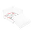 Canapé modulaire de luxe avec rangement en chenille - blanc, très grand en forme de U, cylindrique pour l'élégance et le confort chenille blanche, modulaire, assise profonde-120925609-120925613-120925618