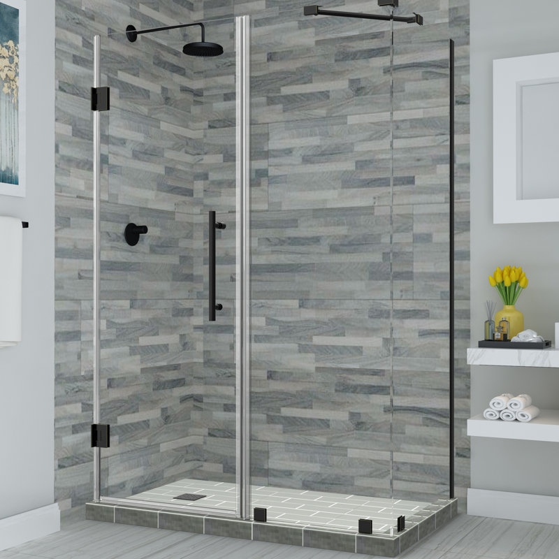 Bromley 30" x 72" Rectangle Hinged Shower Enclosure