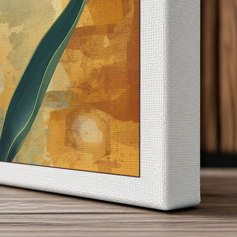 Indigo Hyacinth Botanical - Wrapped Canvas, 36x24 - 91.4 x 61.0 cm, White Border
