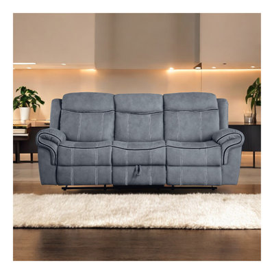 Canapé inclinable en velours Zubaida