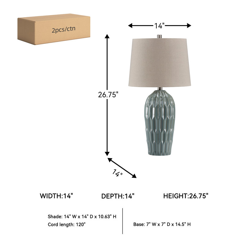 Yunpeng Ceramic Accent Lamp
