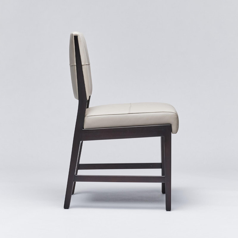 Essex Leather Dining Chair, Coffee