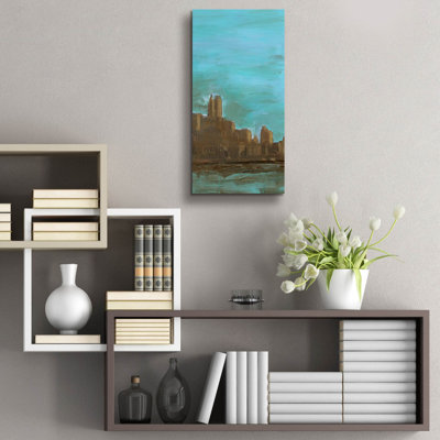 'Manhattan Triptych 3'  by Alicia Ludwig Acrylic Glass Wall Art