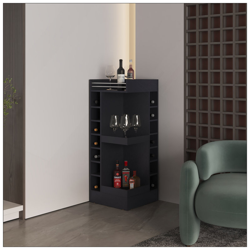 Bar, 16 tablettes, Noir