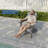  Ergonomic Folding Adirondack Chair with Cup Holder, All-Weather Patio Adirondack Chair for Outdoor, Easy Assembly-2094690928