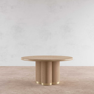 Angelo Oak Round Dining Table