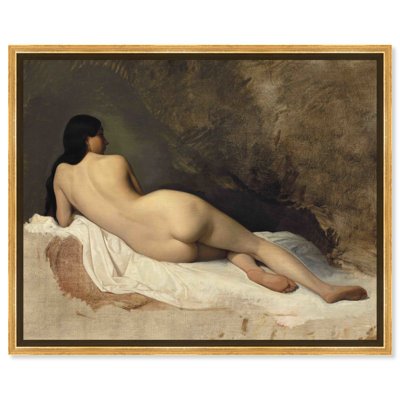 Étude d'une toile nue inclinable, art rétro classique par Art Remedy