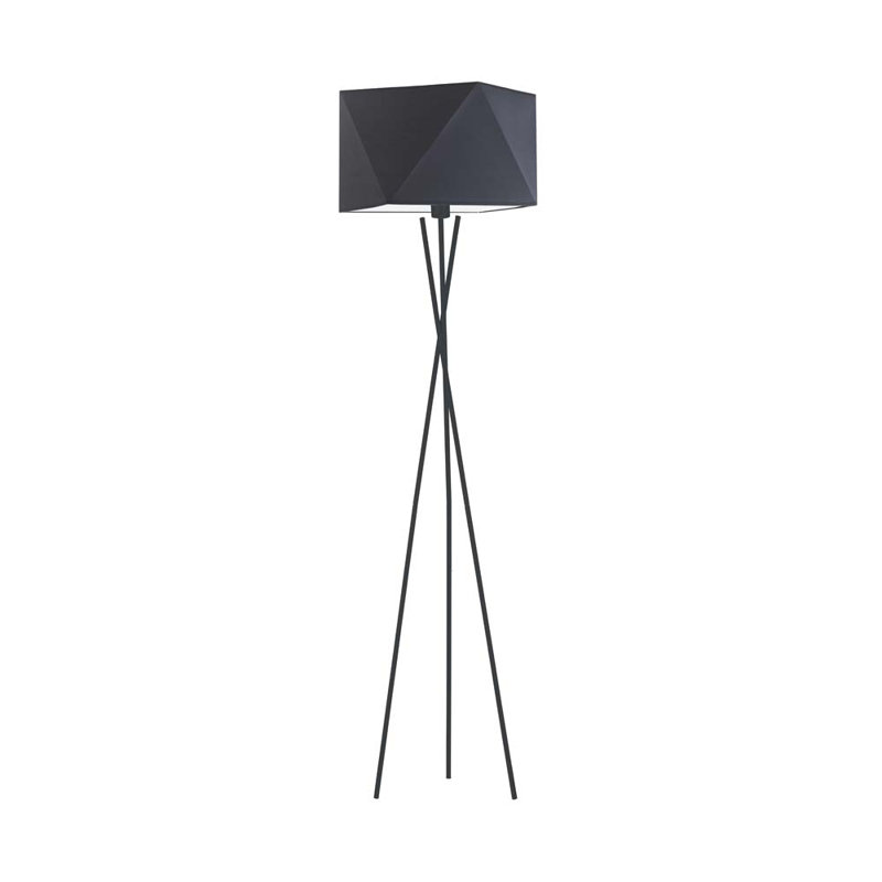 Ayane 163cm Tripod Floor Lamp, Graphite, Black