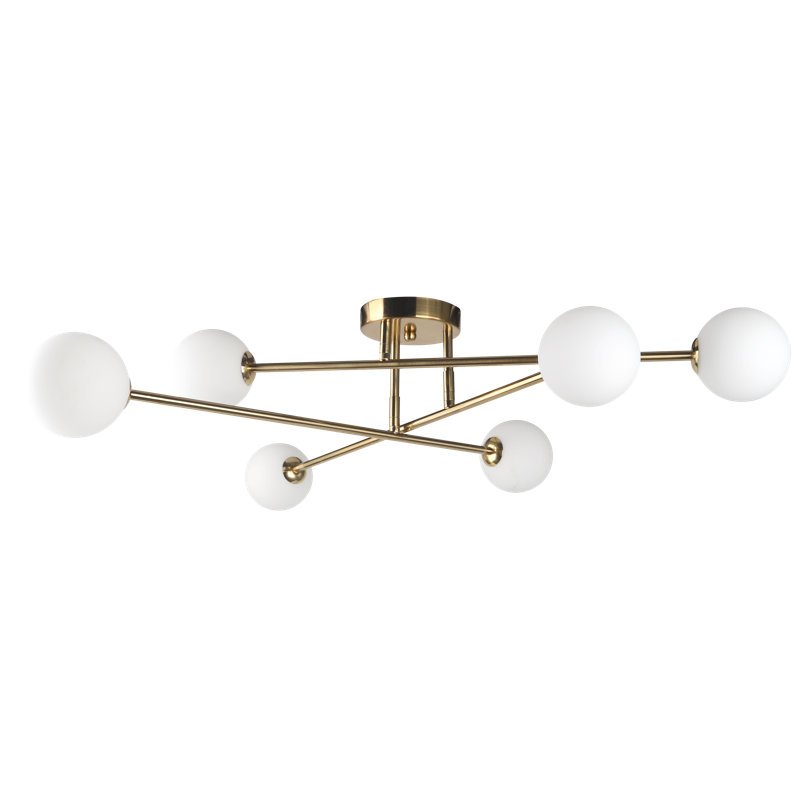 Tammi Semi Flush Mount, Gold