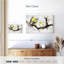 Canaris sur une branche sur toile-1735441220