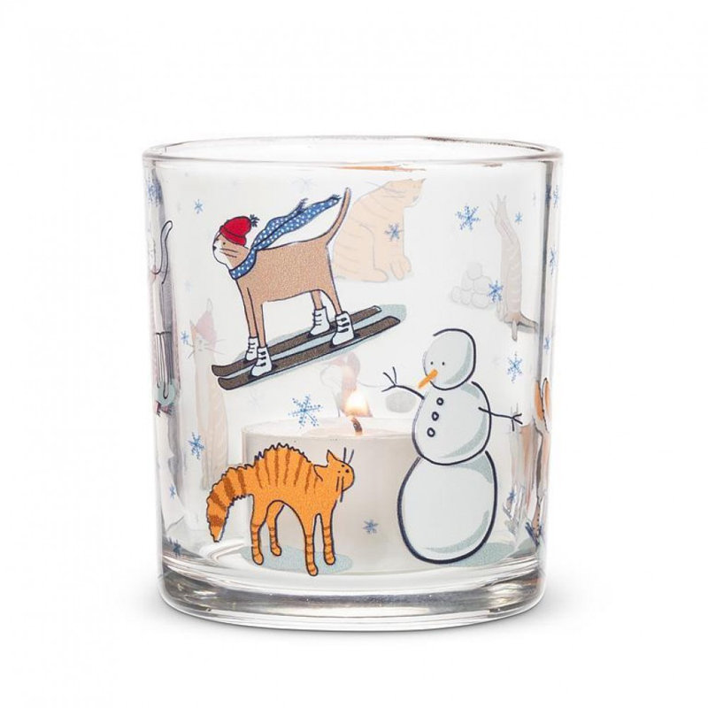 Porte-bougie votive Sports d'hiver
