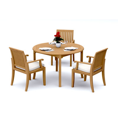 Ensemble repas d'extérieur rond 48 po L Lagos