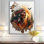 Geriet Native American Warrior Energy Of Forest I - Native American Warrior, art mural