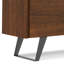 Buffet à 3 portes avec tablettes réglables et base en métal Lowry-1535777793