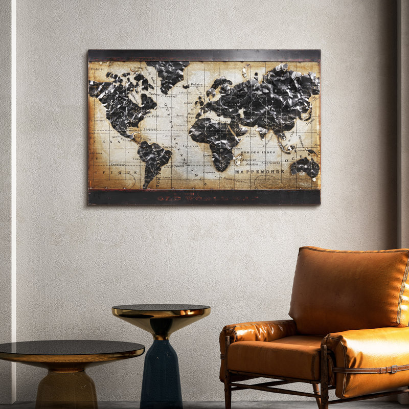 Handmade Coastal Transportation Wall Decor on Metal