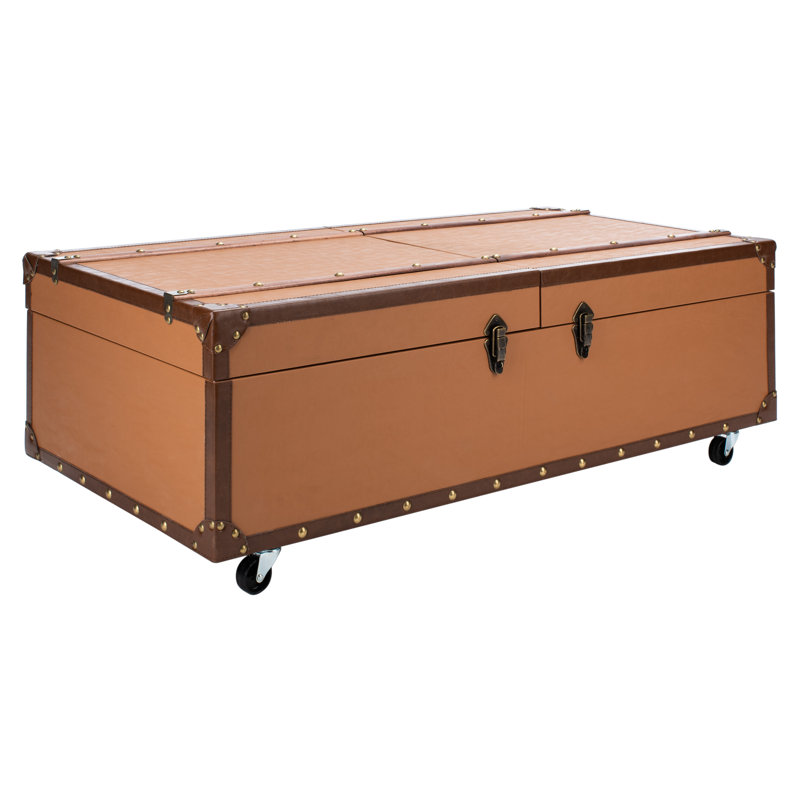 Rocker Single Coffee Table, Cognac