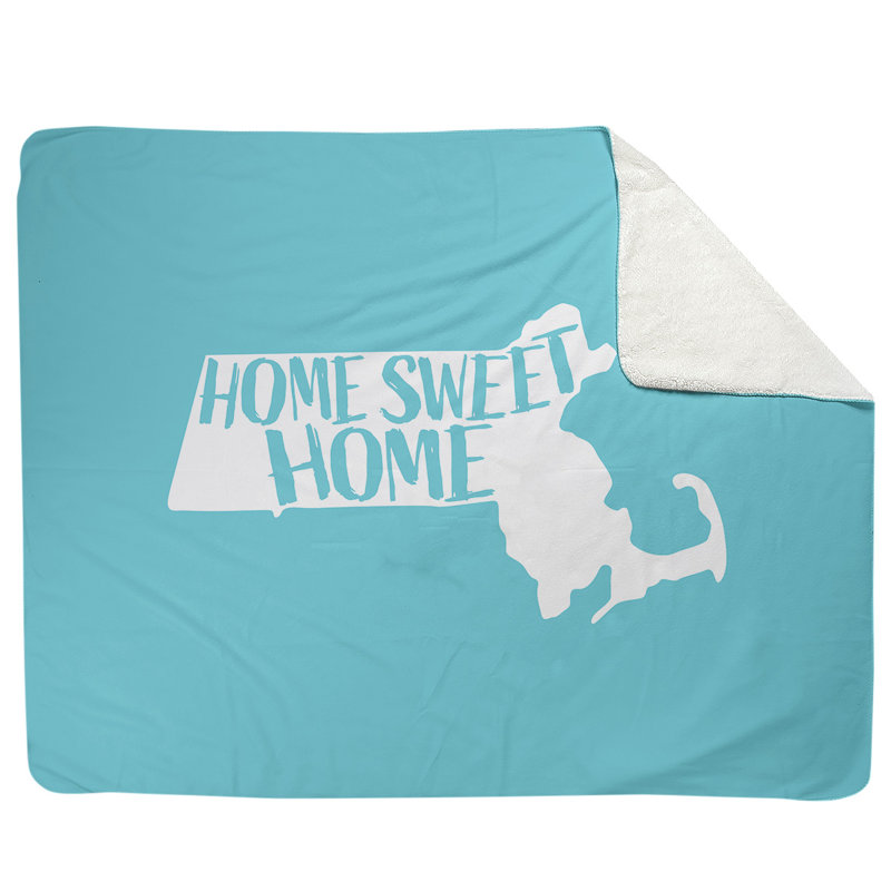 Jeté polaire home massachusetts, l 52,5 po x L 62,5 po, Violet