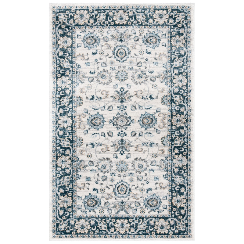 Delmer Performance Oriental Rug, Rectangle 5'3" x 7'6"