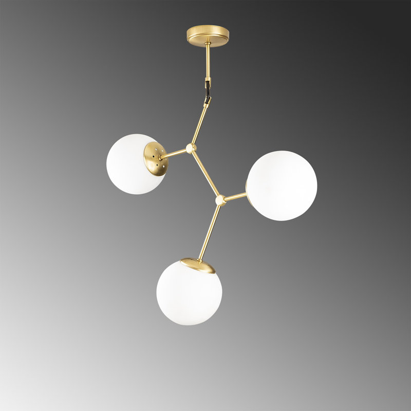 Navi 3 - Light Sphere Pendant, Gold
