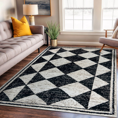 Tapis géométrique bohémien