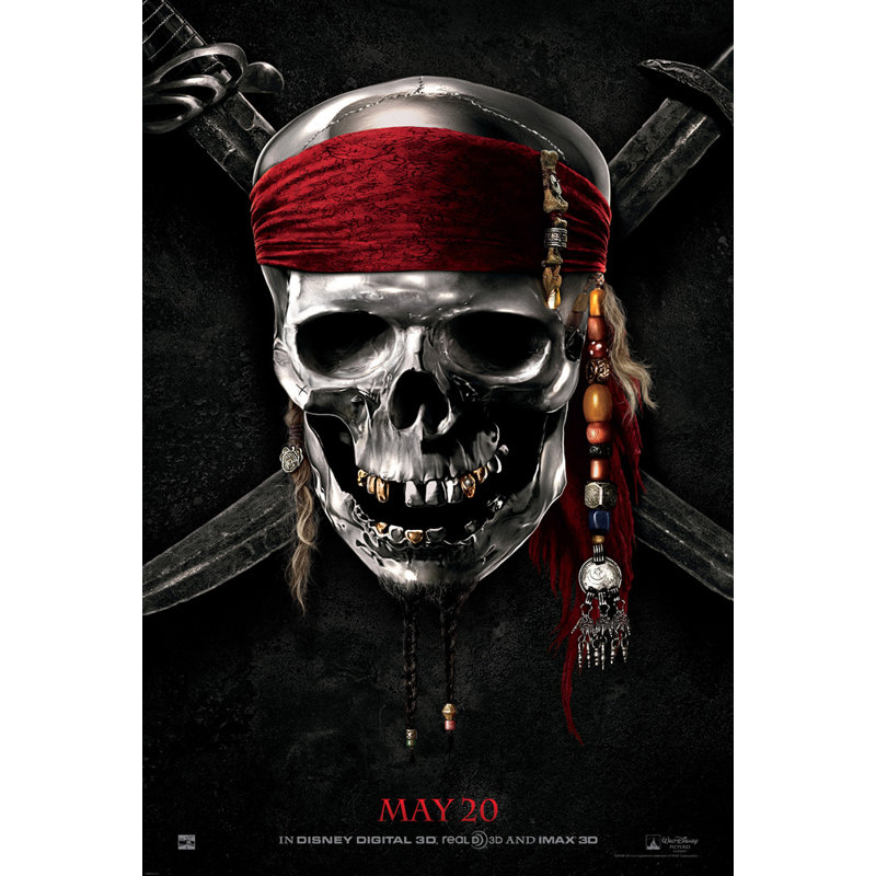 Pirates des Caraïbes, H 24 po x l 16 po