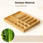 Bamboo Rectangle Utensil Storage Set