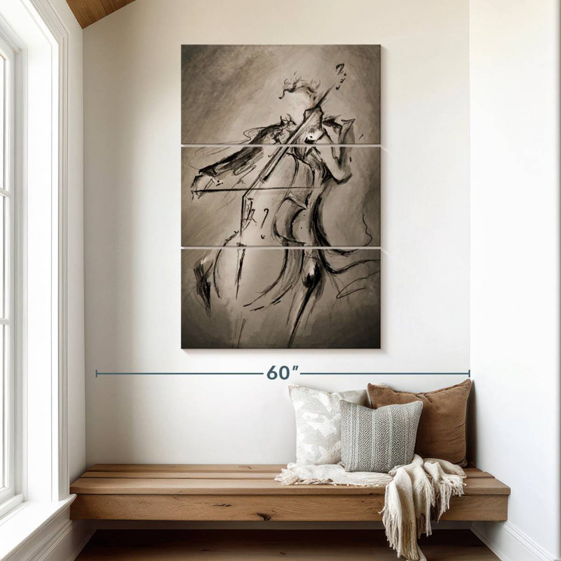 Abarca The Cellist Abstract