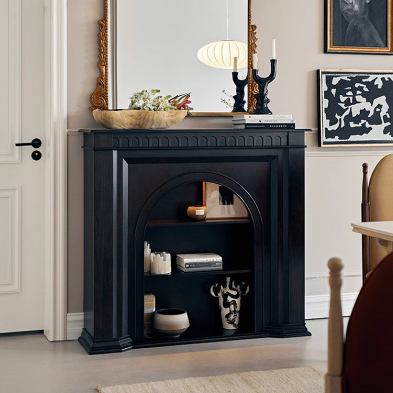Armoire de cheminée décorative française de style simple