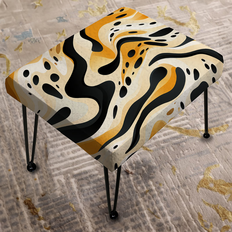Ravelo - Animal Print Rectangle Ottoman