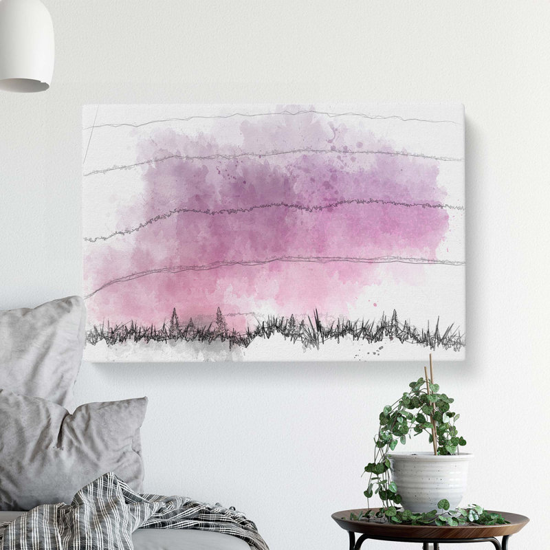 Sunset In Itaici Brazil In Abstract - Wrapped Canvas Print, 35cm H x 50cm W x 3cm D