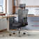 Ergonomic Office Chair, with Adjustable Headrest and Lumbar Support, High Back