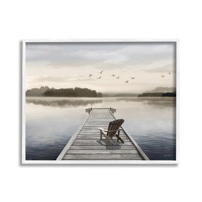 Bc-450_FG " Beach Chair On Dock " by Amber Sterling
