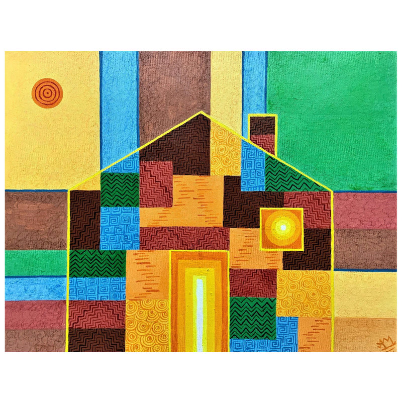 Abstraction Of Hope | Mixed Media On Canvas | Arpa Mukhopadhyay
