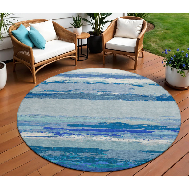 Tapis d'intérieur rond 8 po