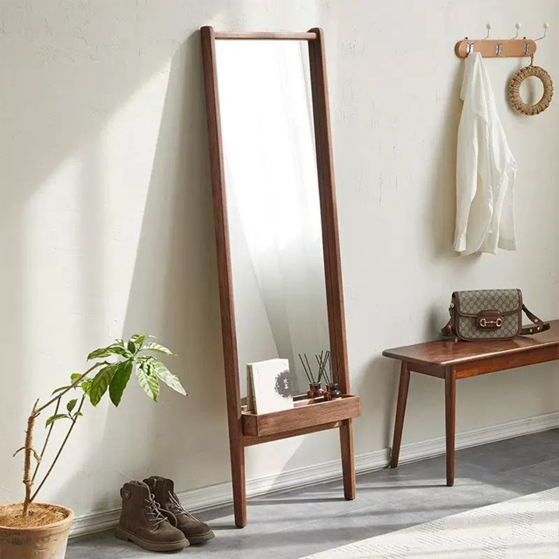 Rectangle Solid + Manufactured Wood Full Length Mirrors